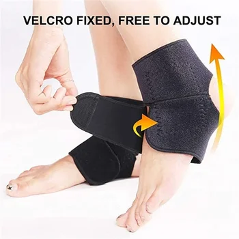 1 Paar Zelfopwarming Enkel Strapadjustable Artritis Voet Pad Enkel Ondersteuning Protector Gezondheidszorg Brace Wrap Riem