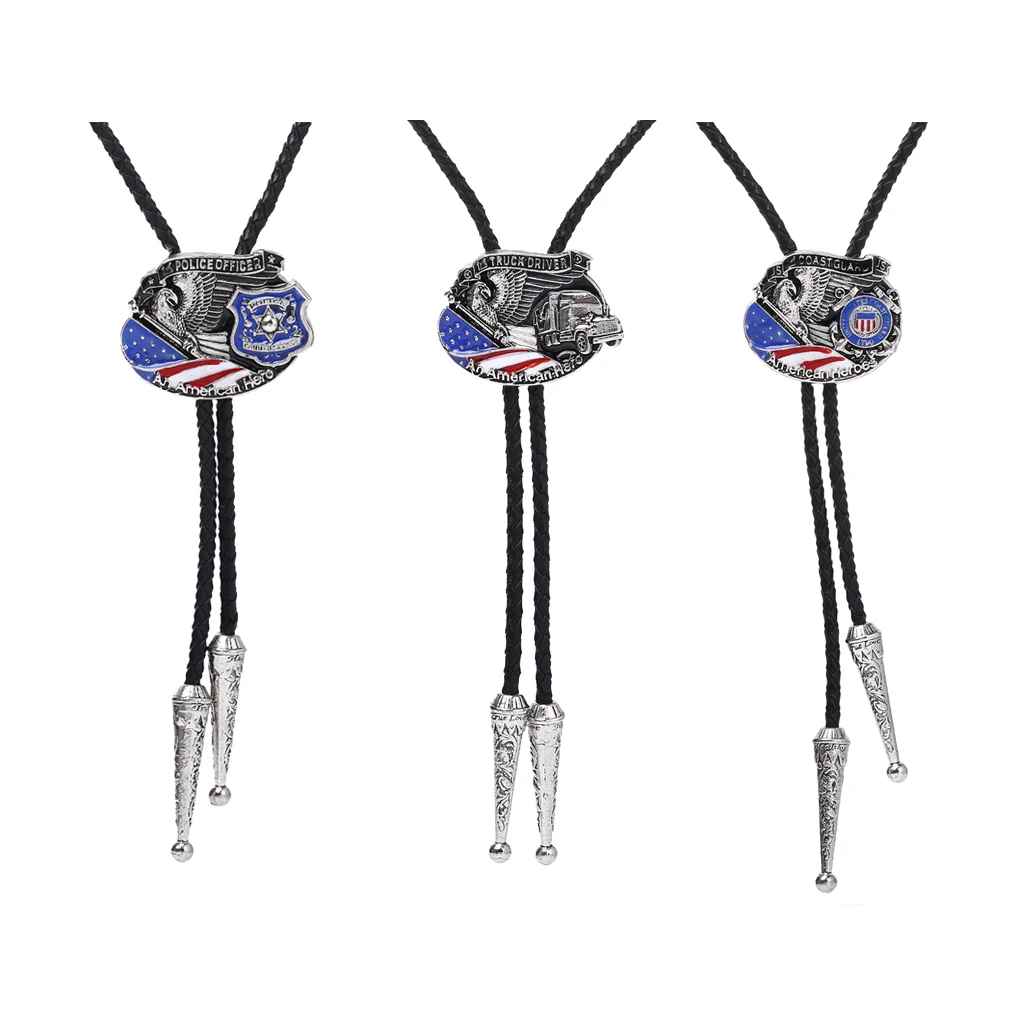 Mens Bolo Tie Western American  Series Bolo Tie Classical Tie Pendant