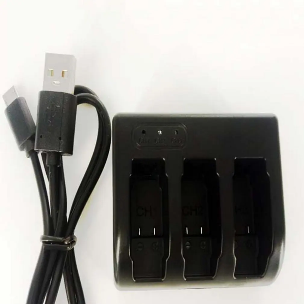 Для GoPro Hero7 Зарядное устройство USB Комплект для GoPro Hero7 Go Pro с 1600 мАч Зарядное устройство комплект батарей