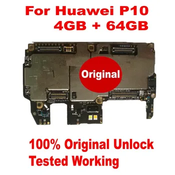 

Original Unlock Test Working Mainboard Motherboard For Huawei P10 Android OS Circuits Card Fee Flex Cable Logic Board Full Chips