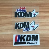 Kore KDM modifikasyon tarzı araba sticker scratch HellaFlush yansıtıcı çıkartmalar KIA Hyundai SSANGYONG DAEWOO aksesuarları