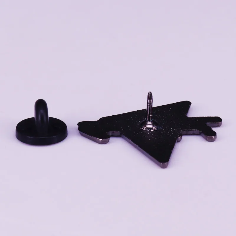 Classic nostalgic 80s look lapel pin Inspired by Marty McFly's band The Pinheads from Back to the Future.