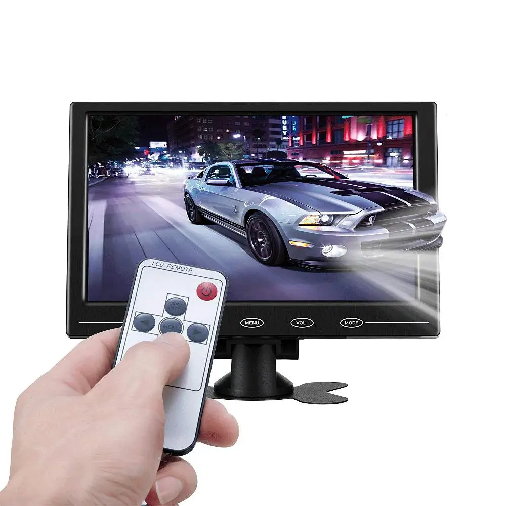 

HD TFT LCD 9inch Screen Portable 1080x720 Resolution Color Screen Video Monitor with VGA AV HDMI for PC/CCTV/Home Security r60