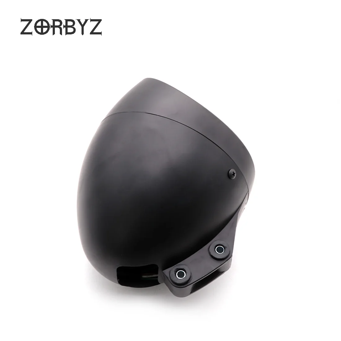 ZORBYZ мотоцикл 6," Хром ABS Пуля Передний светильник головной светильник подходит для Harley cruise Honda Steed Shadow