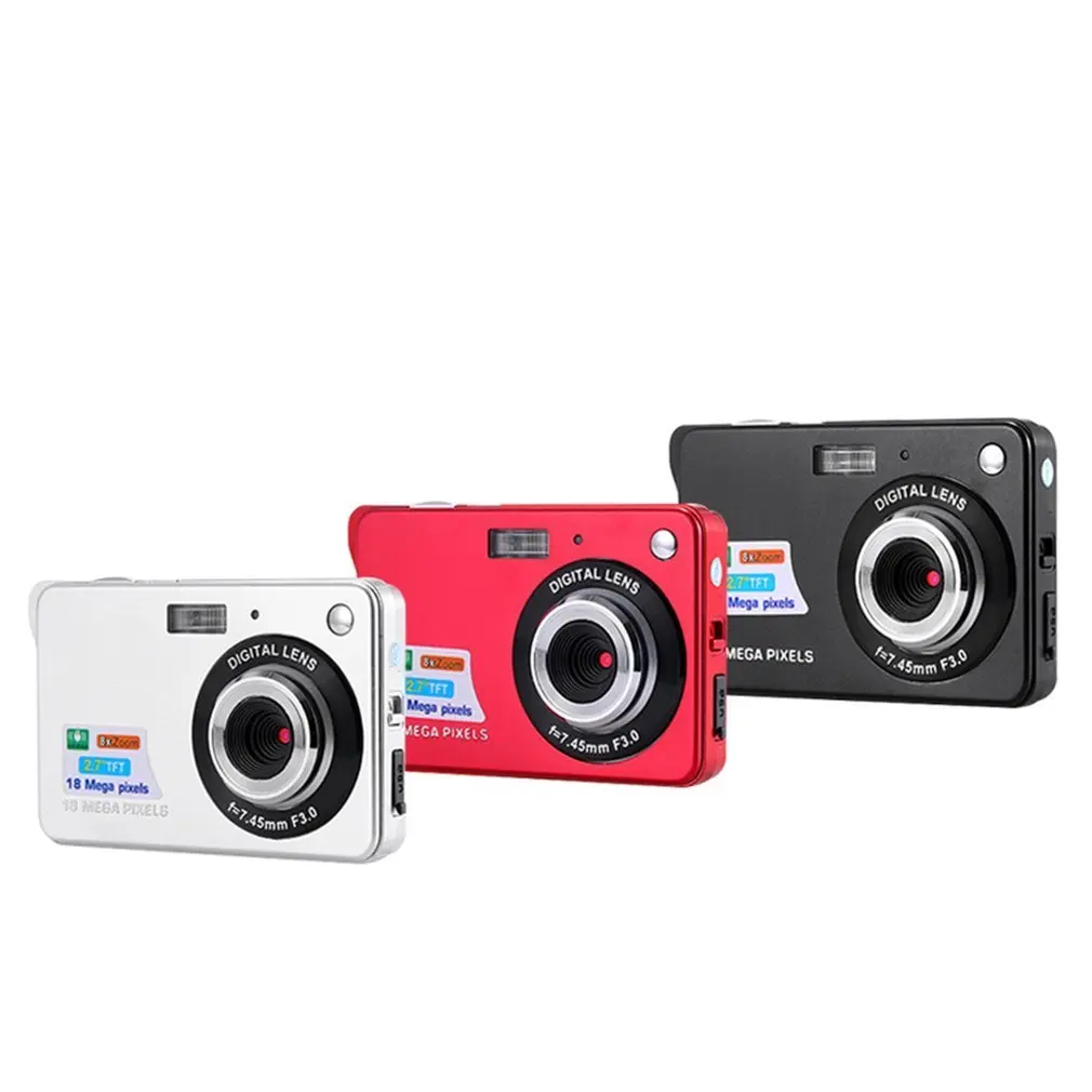 2.7 Inch digital camera TFT LCD Display 18MP/21MP 8x Zoom HD Video Camera Anti-Shake Camcorder Video CMOS Micro kids Camera