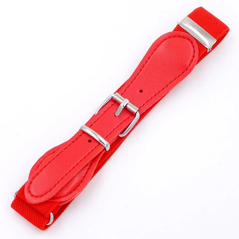 Elastic Waist Belt Kids Waistband For Girls Boys Fashion Baby Jean Leopard Print Striped Decor Children Essential Kid's Belt