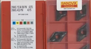 

10PCS CARBIDE INSERT DNMG150408-PM 4315