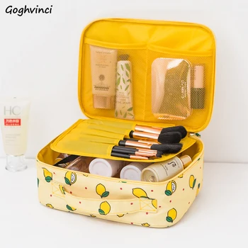 

Cosmetic Bags Women Large Capacity Makeup Bag Travel Toiletries Organizer Womens Simple Zipper Multi Function Removable Ulzzang