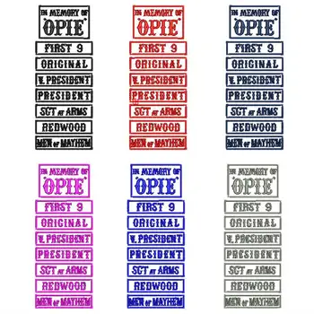 

2015 Original Son Of Jacket Back Embroidered Anarchy Patch Motorcycle Biker Club Patch