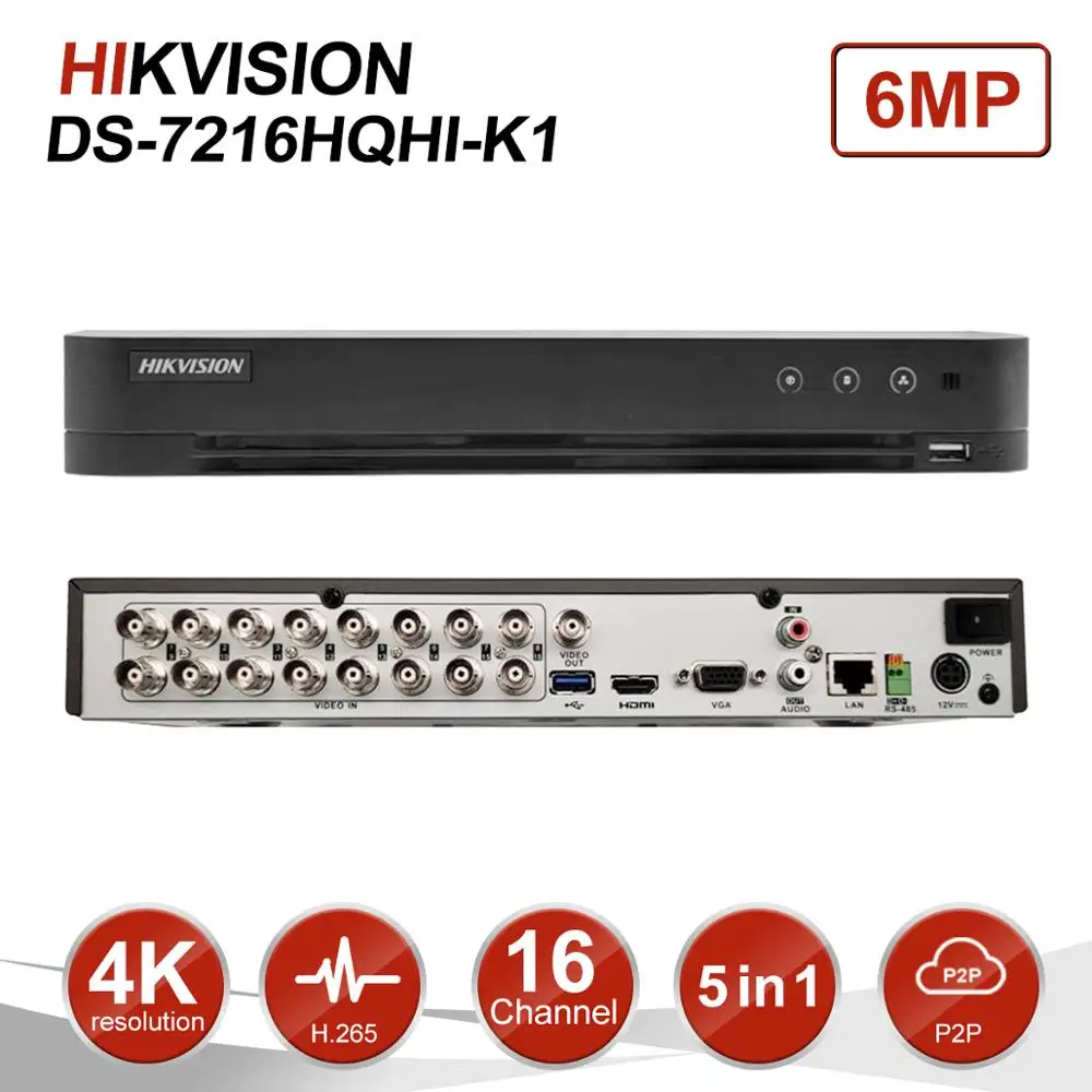 Hikvision Ds 74huhi K1 4ch 5mp Hdtvi Ahd Cvi Rca Turbo Hd Dvr Video Recorder Home Surveillance Electronics Home Surveillance Parts Accessories Hikvision Ds 74huhi K1 4ch 5mp Hdtvi Ahd Cvi Rca Turbo Hd Dvr Video Recorder Home Surveillance Electronics Home Surveillance Parts Accessories