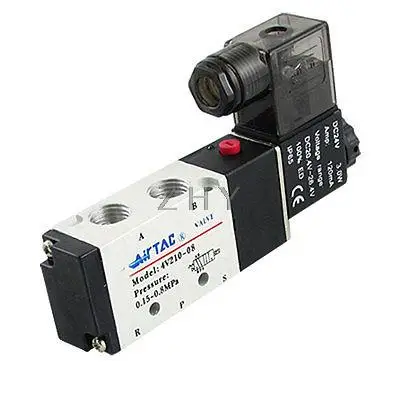 

1/2" Inlet Two Position 5 Way Solenoid Valve 4V210-08