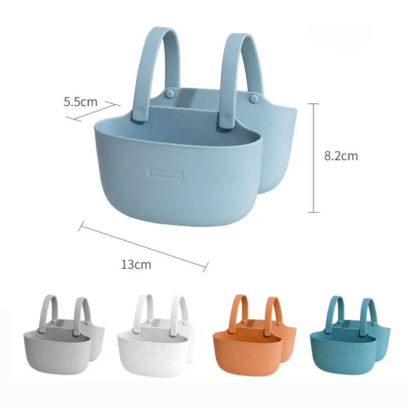 Vacclo многофункциональный портативный домашний кухонный висячая дренажная корзина для хранения ванной инструмент держатель для раковины мыльницы для ванны аксессуары