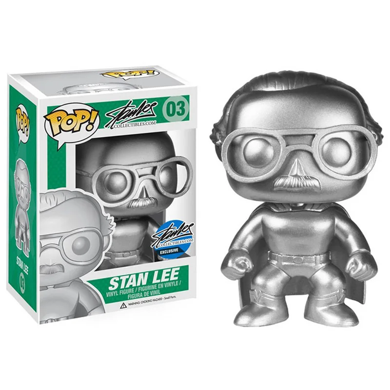 FUNKO POP Marvel Мстители Стэн ли Железный человек Капитан Америка Коллекционная модель ПВХ фигурка детские игрушки подарки для детей - Цвет: with box