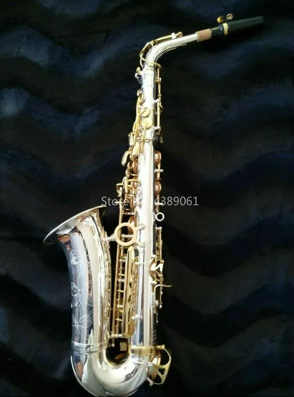 JUPITER Eb альт саксофон латунный посеребренный корпус лакированные золотого цвета ключ JAS 1100SG альт саксофон музыкальный инструмент с Чехол