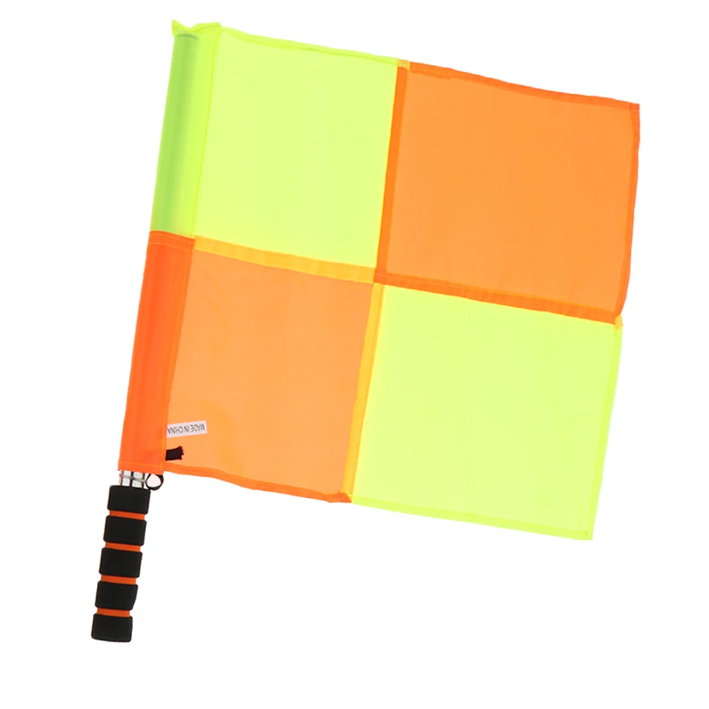 Soccer Referee Flags with Case Sports Football Linesman Flag Set