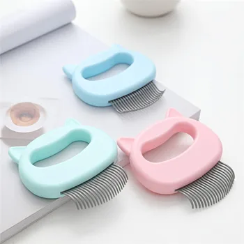

Pet Cat Grooming Massage Brush with Shell Shaped Handle Hair Remover Pet Grooming Massage Tool For Dogs and Cats