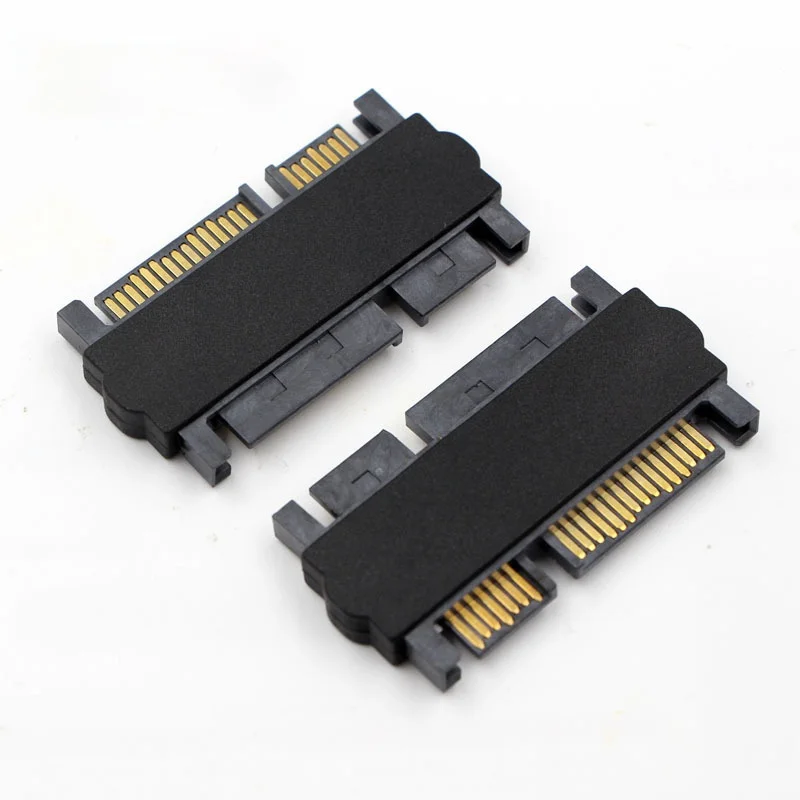 3 5 и 2 дюйма SATA 22Pin 7 + 15 штекер на 22P удлинитель прямой адаптер | Компьютеры офис