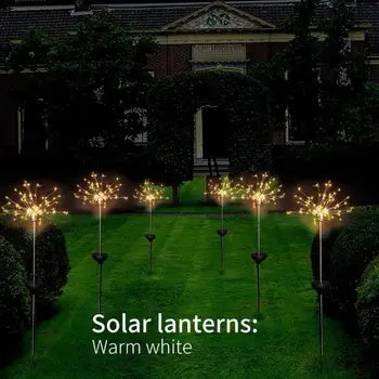 

Creative Firework String Light Solar Energy Festival Wedding Landscape Lamp Solar Fairy Light Fairy Bouquet Dandelion Lights