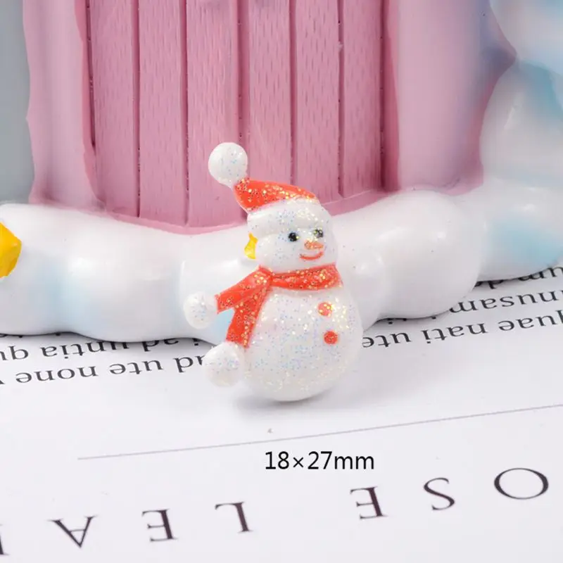 35 шт смешанные полимерные серии Merry Christmas Flatback украшения для вырезок фото Декор DIY ремесло 634E
