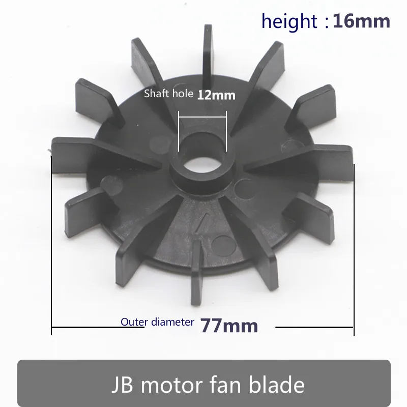 Motor Cooling Plastic Motor Fan Blade 