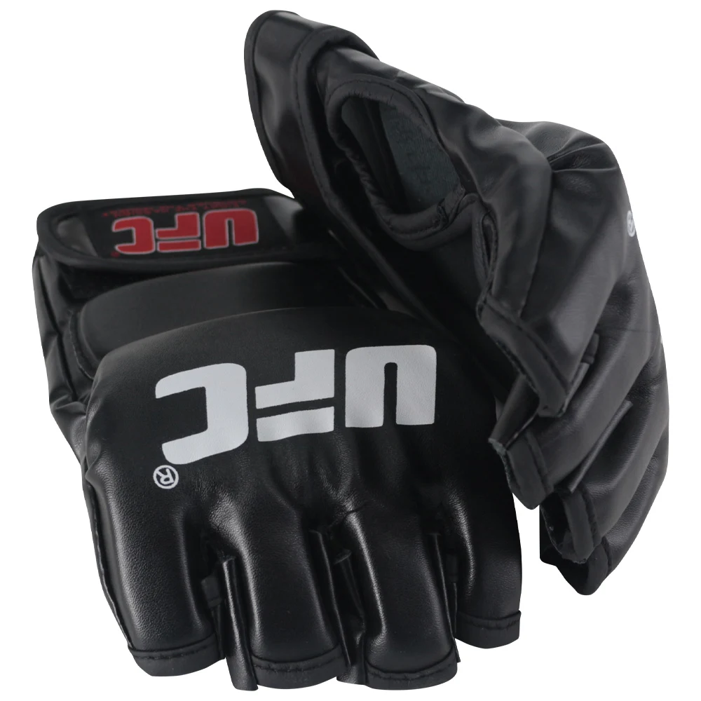 Men's Half-finger Boxing Gloves MMA Boxing Gloves Kick Boxing Karate Muay Thai Mixed Fighting Gloves Kick Boxing Training Gloves