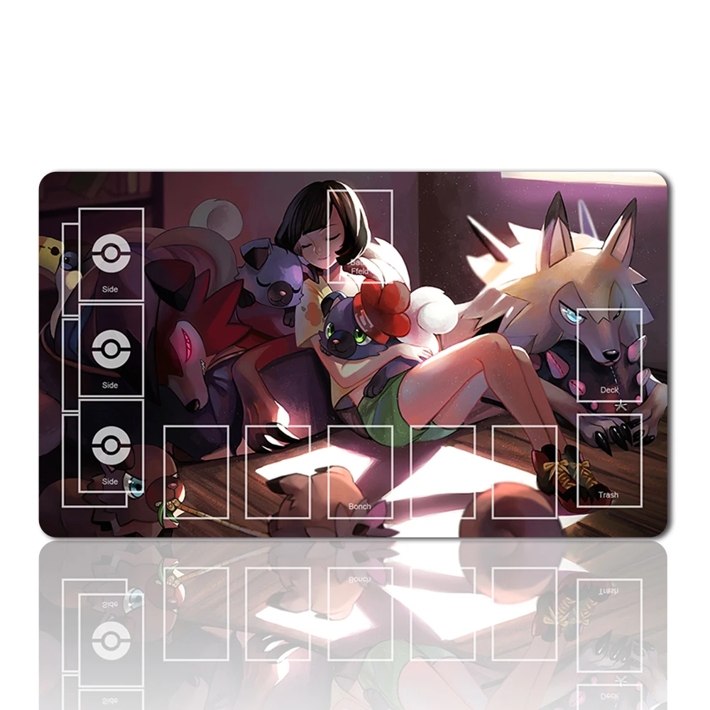 

802960 - Board Game TCG Playmat Table Mat Game Size 60X35 CM Mousepad Compatible for Pokemon CCG