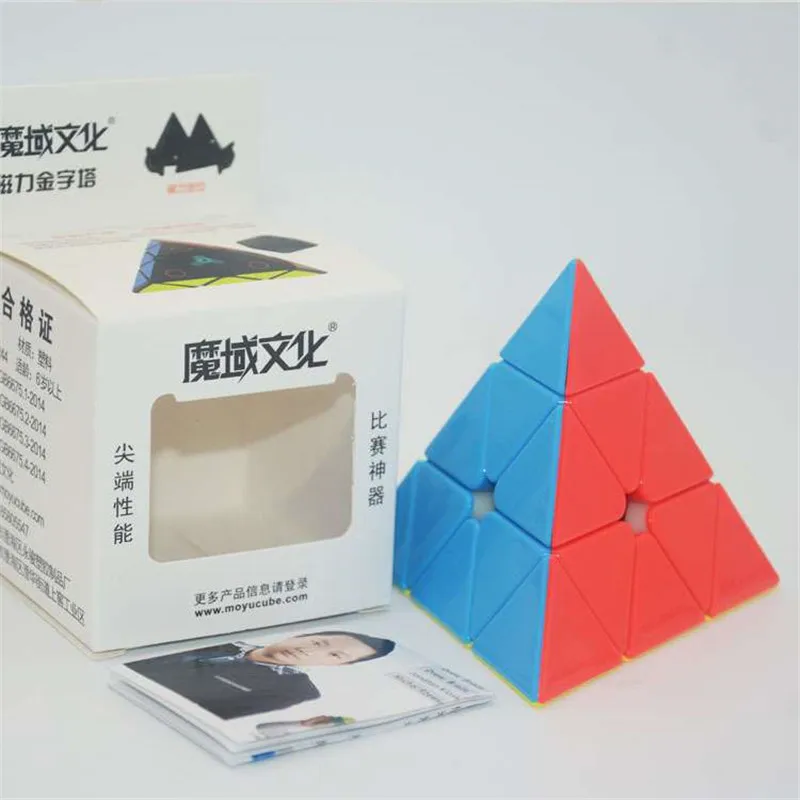 MOYU Yuhu Нео Куб Магнитная 3x3x3 Пирамидка кубик Stickerless Magic Скорость кубики профессиональная головоломка Cubo Magico, обучающие игрушки для детей