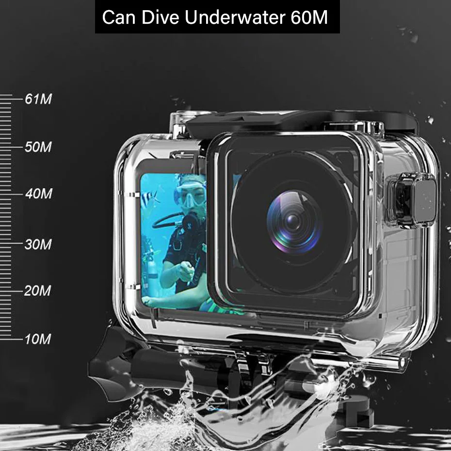 FOTOFLY водонепроницаемый корпус для DJI Osmo защитный чехол для камеры Дайвинг плавающий подводный 60 м для Osmo аксессуары для действий