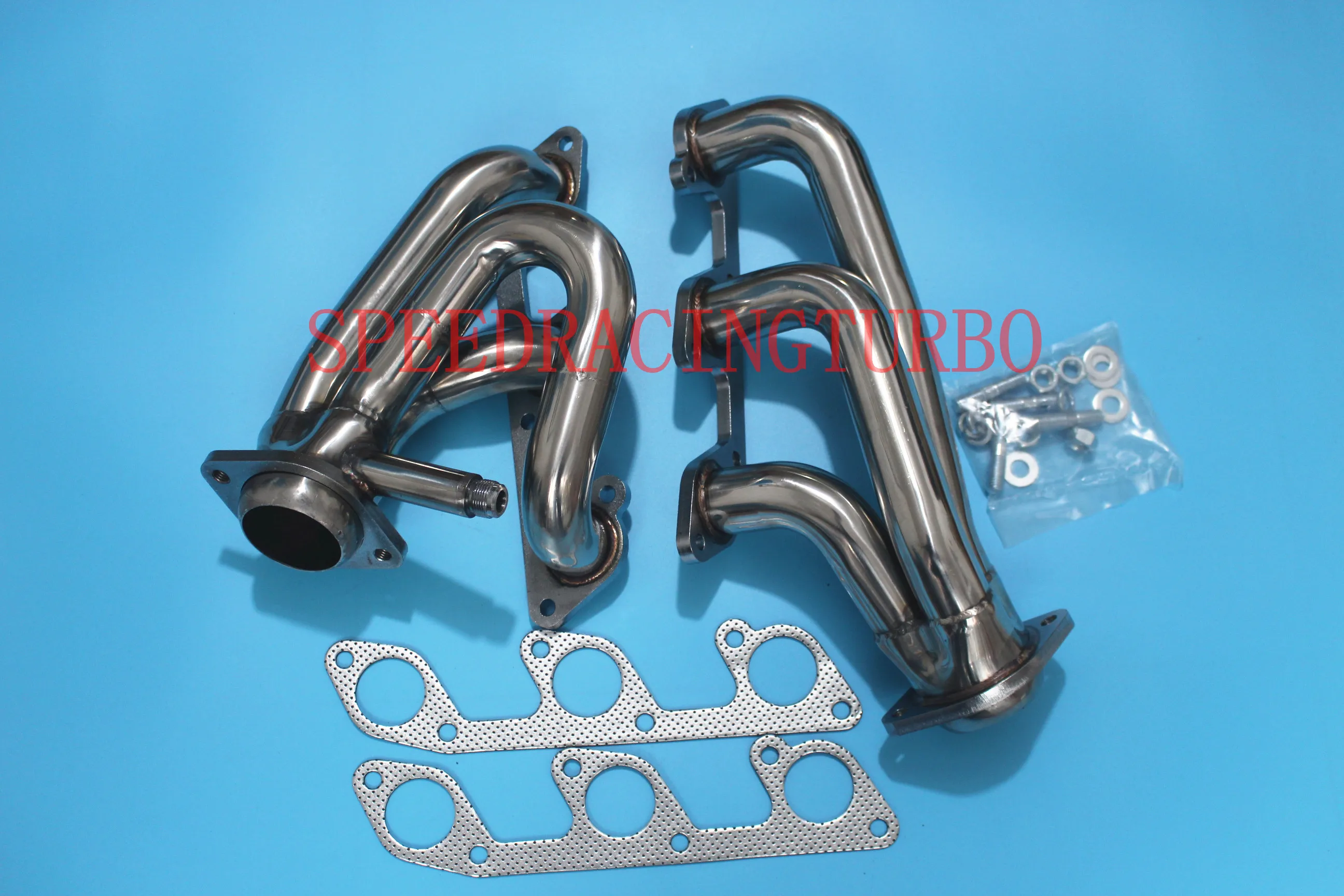 Выхлопные разъемы для FORD 05-10 MUSTANG 4.0L V6 1-5/8 дюйма настраиваемая короткая одна пара SS