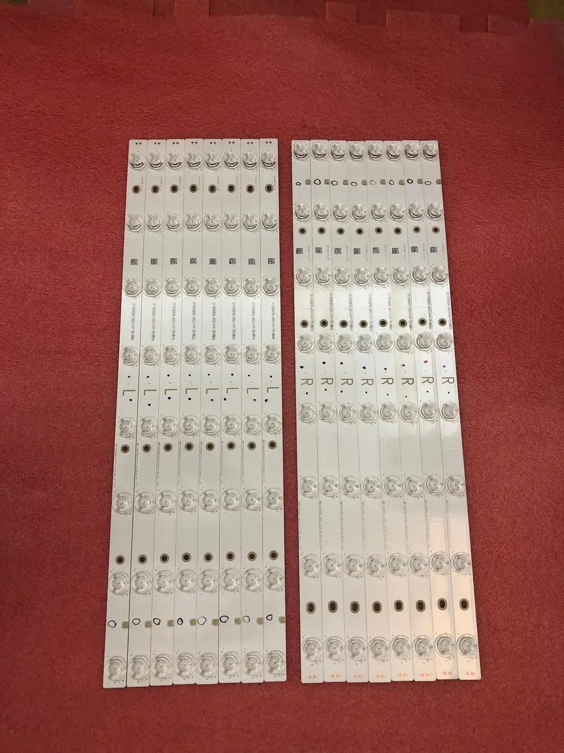 

New 5set=80 PCS LED backlight strip for LB55068 V2_00 V3_00 M30900 25V0 E74739