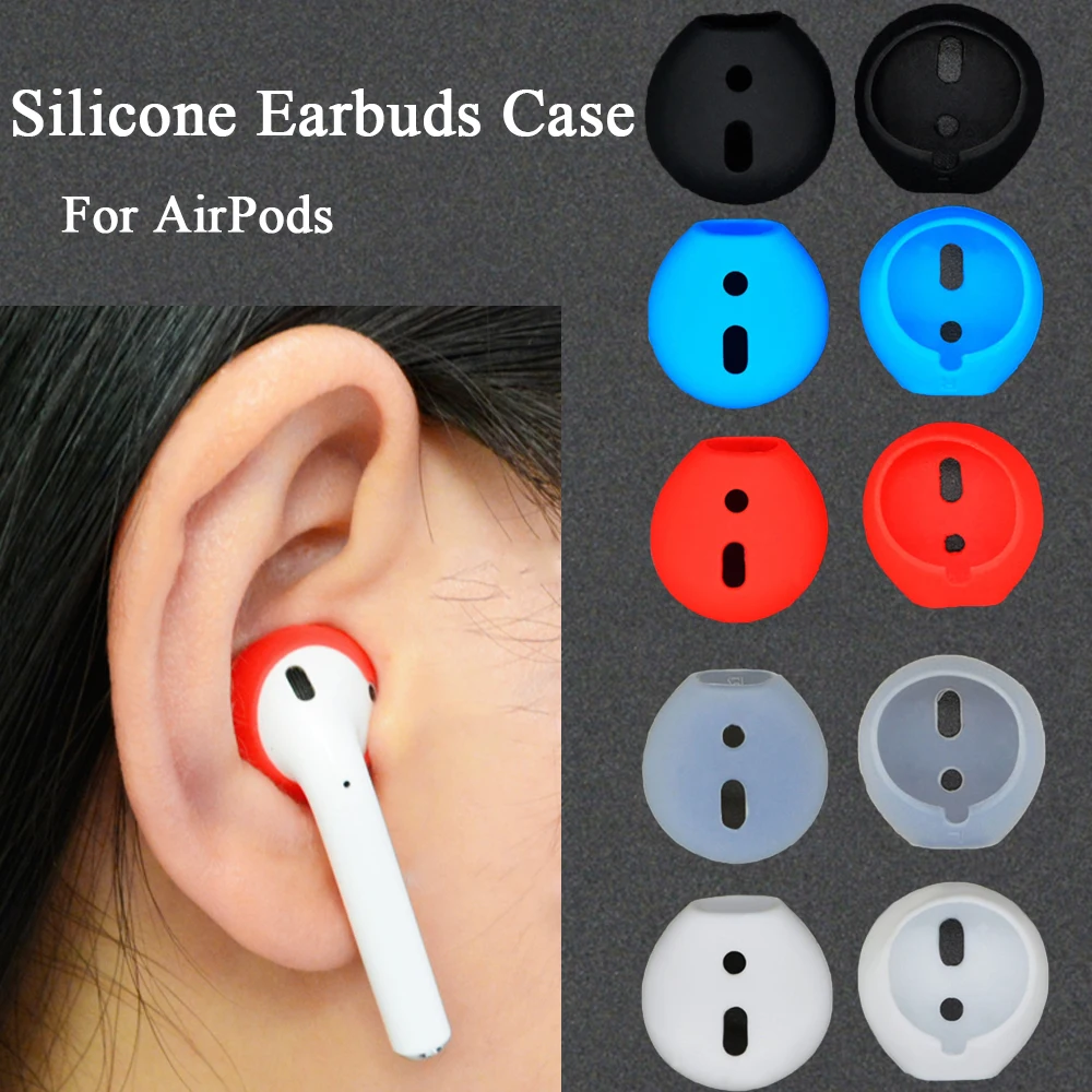 1 Pair Replacement Earplug Earbuds Protector Shockproof Soft Silicone