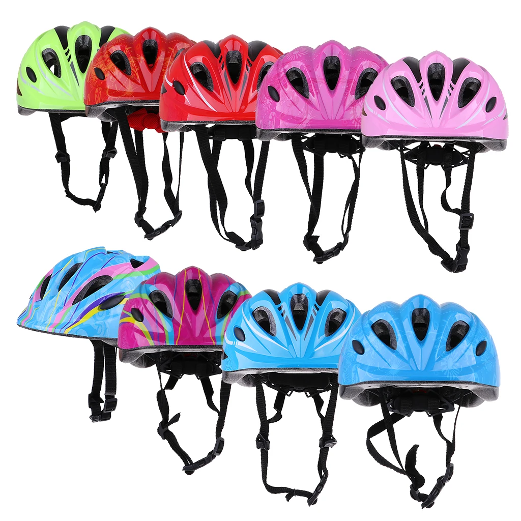 Cycling Children Bike Bicycle Helmet Scooter Safety Head Circumference Adjustable Size 49-59cm Sports Protective Gear