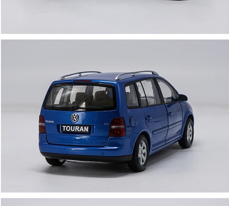 Высокая тщательная 1:18 VW TOURAN MPV сплав модель автомобиля статические металлические модельные автомобили оригинальная коробка для подарков коллекция