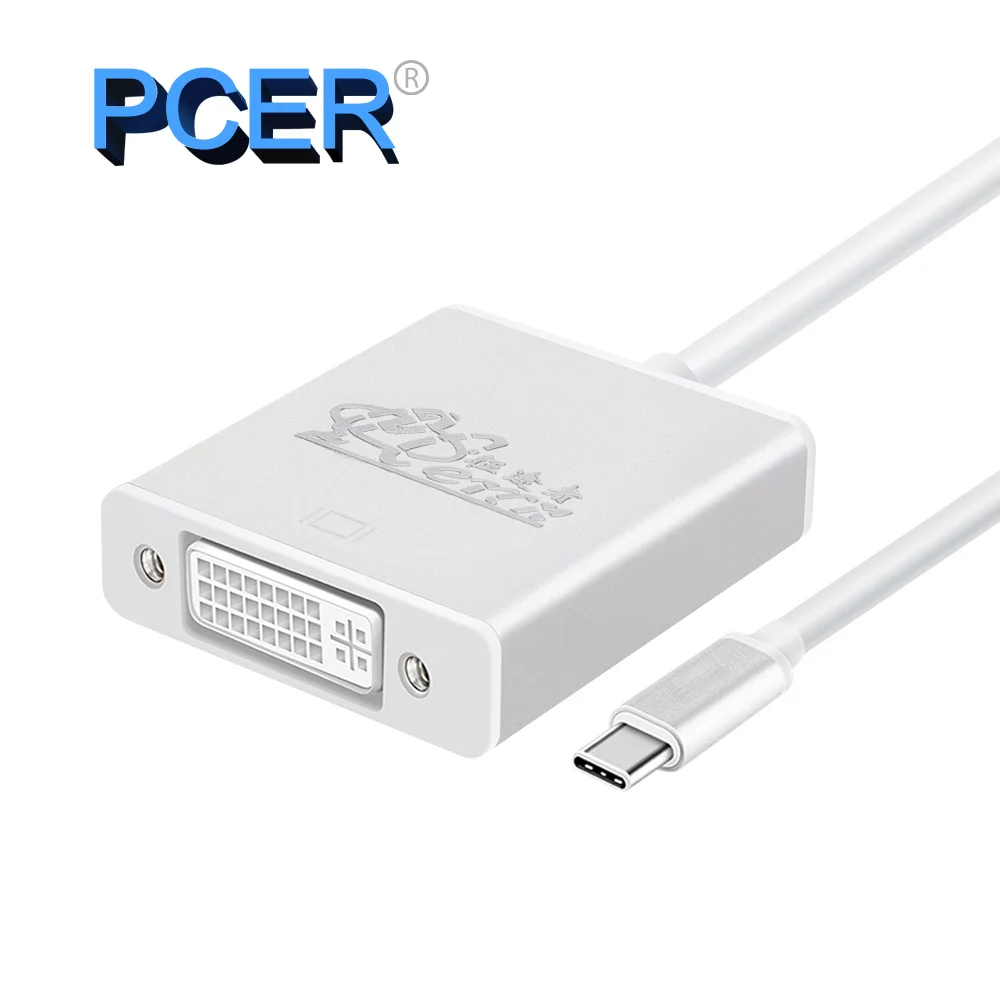 Адаптер для концентратора USB C DVI адаптер типа док станция Type c dvi конвертер macbook pro