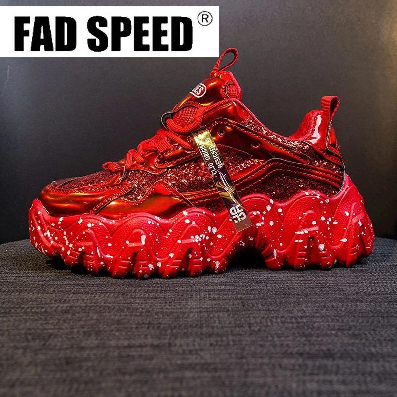 red bottom trainers womens