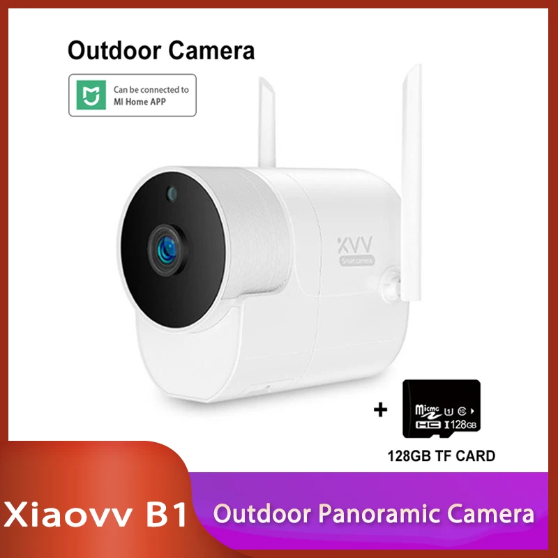 Xiaovv-cámara panorámica B1 1080P para exteriores, cámara de vigilancia inalámbrica con WIFI, alta definición, visión nocturna, app Mijia