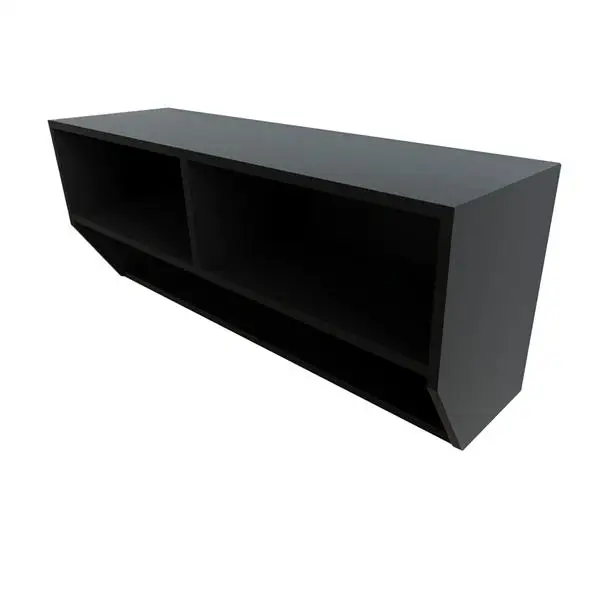 wall tv stand living room furniture modern tv table entertainment center monitor stand flat screen tv cabinet riser Black