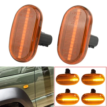 

2PCS LED Dynamic Side Marker Turn Signal Indicator Repeater Light lamp For Suzuki Jimny JB64W JB74W JB23W Lapin Carry