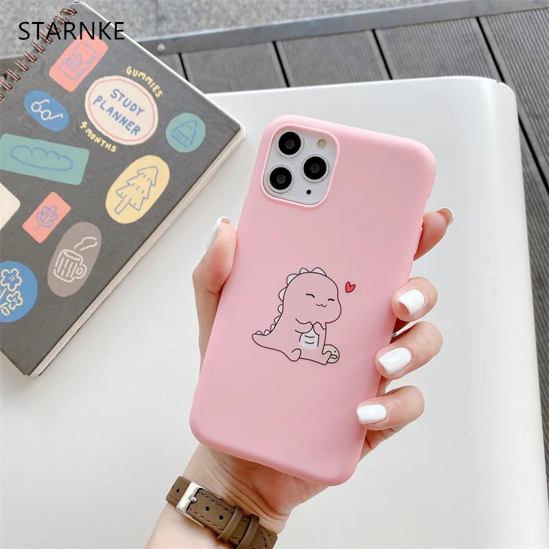 Couples Dinosaur Cover For Samsung Galaxy A32 A52 A72 A31 A51 A71 A50 A30S A70 A10 A20 A12 A21S A02S A11 M21 M31S M51 Soft Case samsung cute phone cover