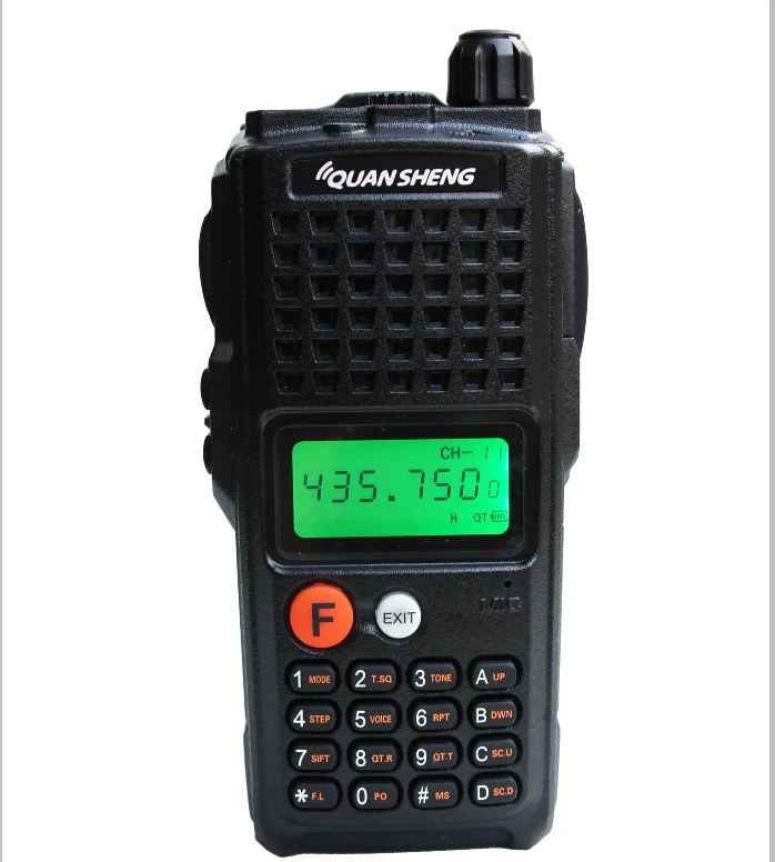 Classic black Walkie talkie 100 каналов фраза-вид технологии двухстороннее радио 10 Вт Quansheng TG-K10AT - Цвет: Classic black
