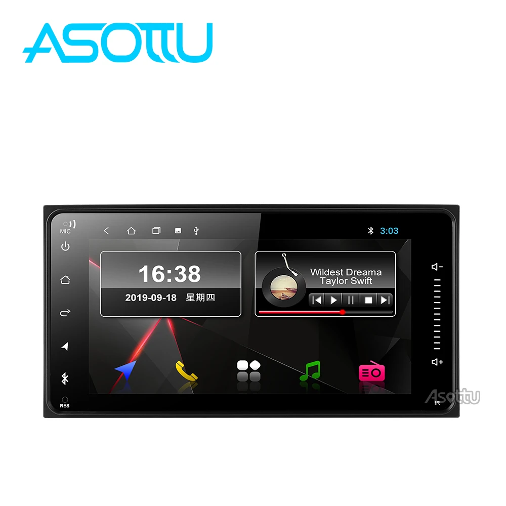 Asottu CHG7060 android 9,0 PX30 автомобильный dvd gps навигатор для Toyota Avalon AVanza Celica camry corolla Автомобильный Радио Видео плеер