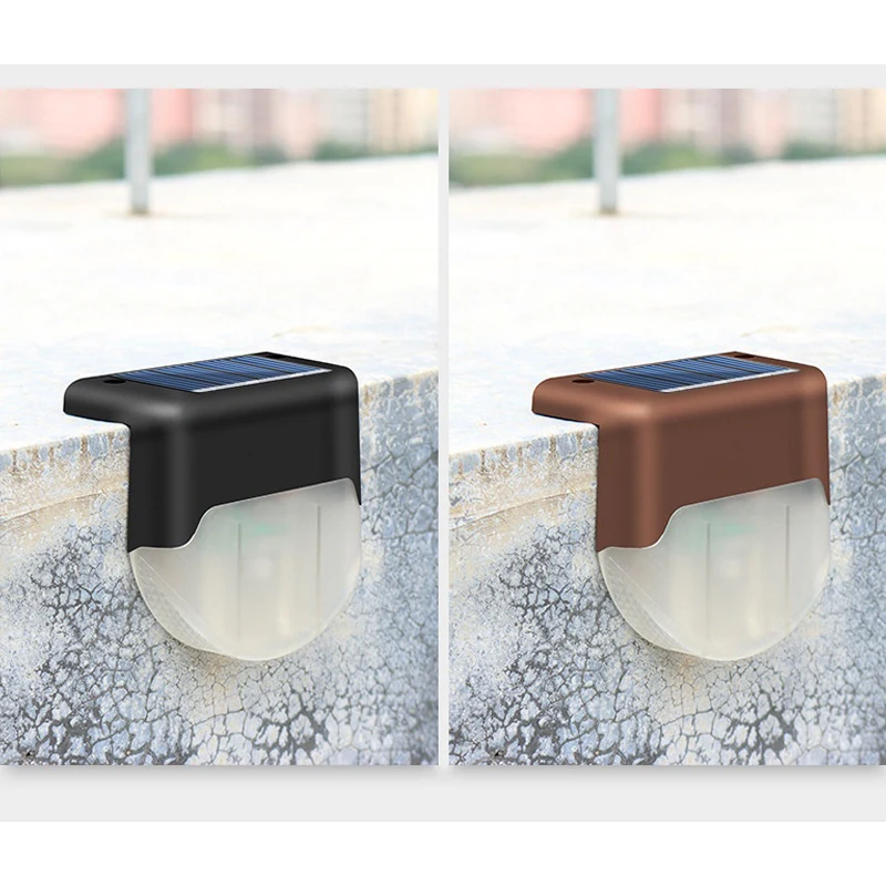 Solar Led Outdoor Fence Light Staircase Lights Wall Light Waterproof Solar Lampen Garten Step Lights Garden Fence Decoration Aliexpress