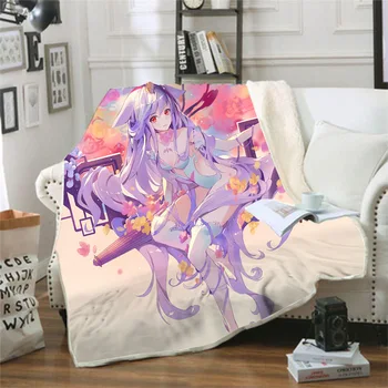

Hatsune Miku 3D Printed Sherpa Blanket Couch Quilt Cover Travel Bedding Outlet Velvet Plush Throw Fleece Blanket Bedspread 14