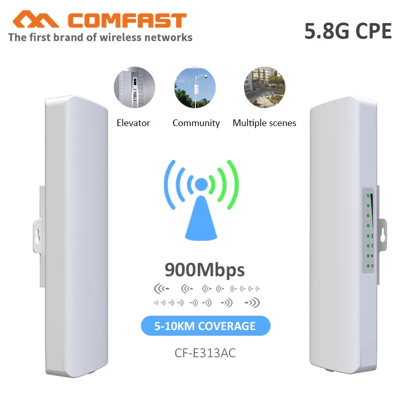 COMFAST CF-E313AC 900 Мбит/с 5 8G WIFI CPE беспроводной AP мост км дальность 12dBi антенна наружный