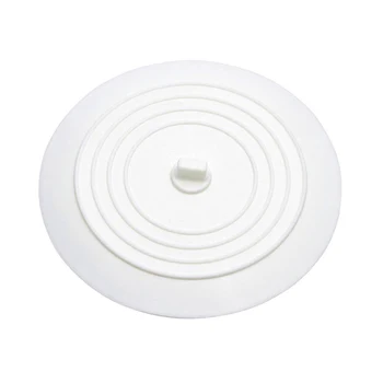 

1Pcs Soft Silicone White Drain Stopper Strainer Filter for Home Laundry A50