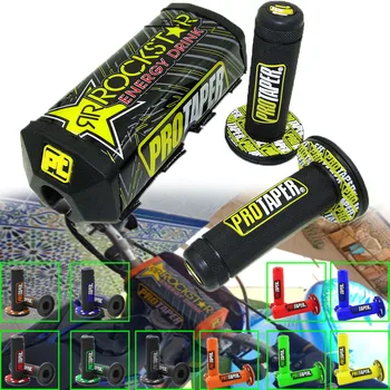 Dirt Pit bike PROTECTOR MOTOCROSS BAR PROTAPER Handlebar Breast Pad & handle grips For CRF YZF KLX BSE Kayo