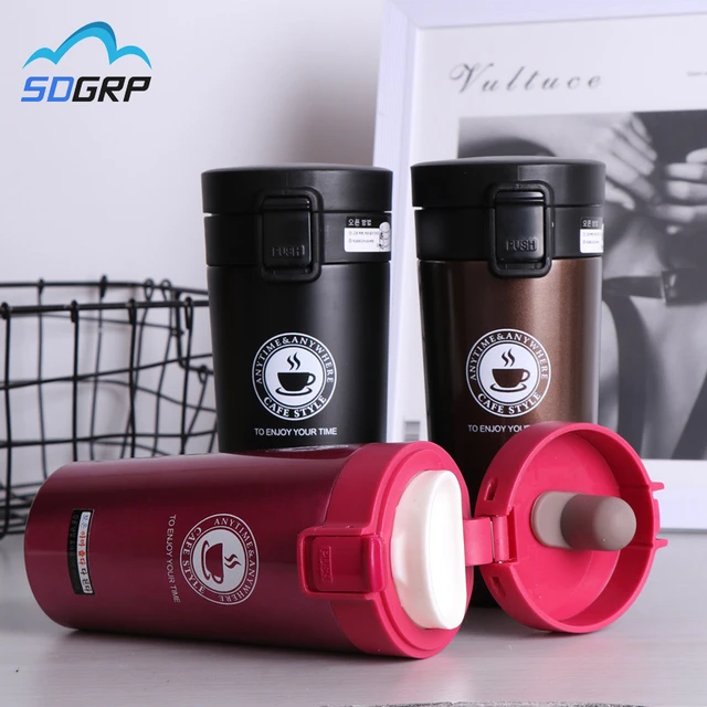 Therma Cup For Hot/Cold Drinks 304 Stainless Steel Double Wall Insulated  Coffee Tumbler Vaccum Thermos Travel Mugs With Lid - AliExpress