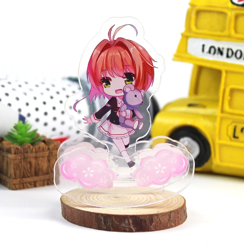 

Card Captor Sakura Displate Stand Plate Anime Cartoon Figure Wave Stand Model Cardboard Best Friend Christmas Days Gift