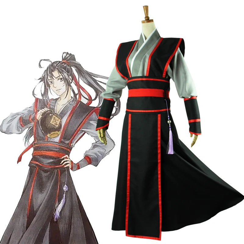 

The Grandmaster of Demonic Cultivation Cosplay Wei Wuxian Costume The Founder of Diabolism Halloween Party Set