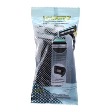 IGUETTA 2021 Black Face Razor 5 Packs Shave Easily Convenient Pack Fo Lovely Shavette Applicable To The Whole Body 2-layer Blade